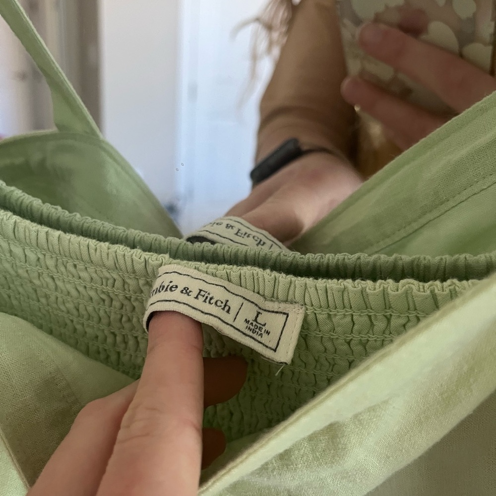 Abercrombie & Fitch Mint Green Women's Dress - Picture 6 of 6